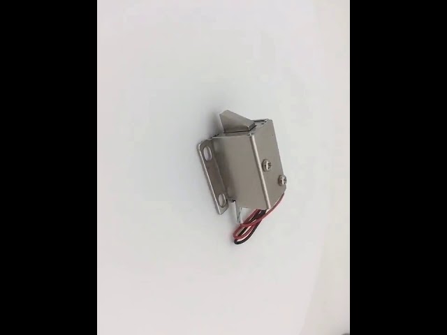 China U1054-2 DC 12V 24V Normalmente abierto Push Pull Electrico Solenoide Cerradura del gabinete para la venta