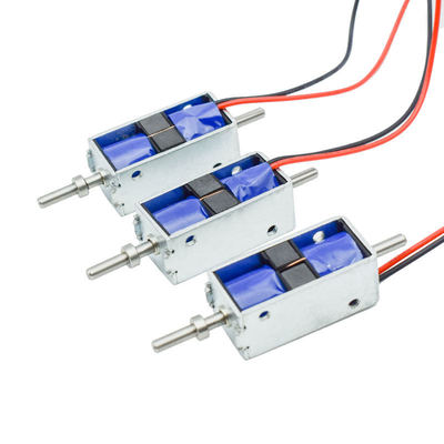 KS0735 Solenoide de cierre de pinchazo en miniatura Dc 12v lineal de 24 voltios