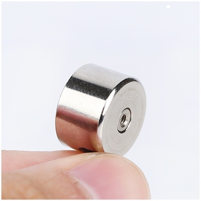 Botón de los aparatos electrodomésticos del solenoide circular de la ventosa del micrófono de Φ 14 * 8 pequeño mini que cabe la bobina electromágnetica