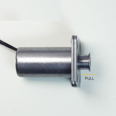 Solenoide de carrera personalizada 25 mm Fuerza 45 N Solenoide tubular de empuje y tracción T3862