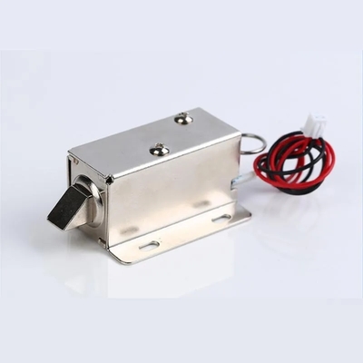 U1054-1b 12V 24V Cerradura solenoide electromagnética eléctrica pequeña de tipo tirar normalmente cerrada con función de anulación