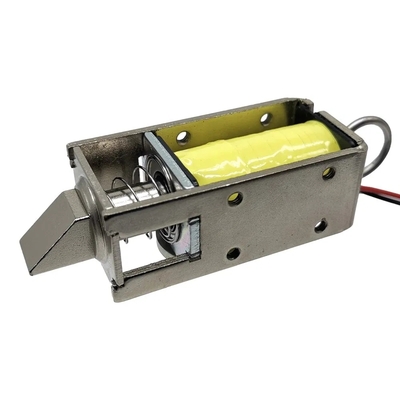 U1054-1g 5V 12V 24V DC Cerradura de solenoide de marco abierto mini normalmente cerrada de empujar y tirar para gabinete