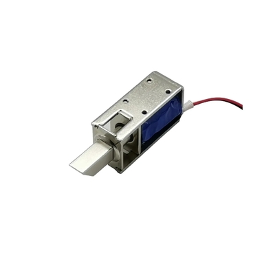 U1054-1D-B Cerradura solenoide para puerta de armario de almacenamiento, carrera de 10 mm, clase de aislamiento B, galvanoplastia