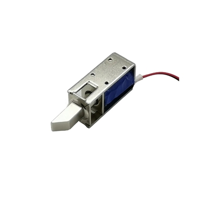 U1054-1D-B Cerradura solenoide para puerta de armario de almacenamiento, carrera de 10 mm, clase de aislamiento B, galvanoplastia