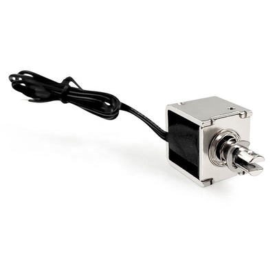 Electroimán solenoide tipo empuje-tracción U-0826B Fuerza de empuje electroimán lineal de marco abierto Imán eléctrico de elevación por succión