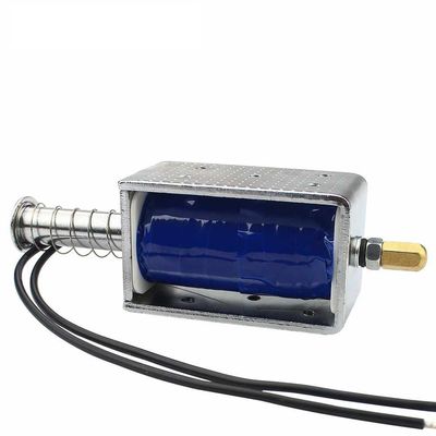 12V24V electromagnético de solenoide empuje tira a través del tipo de imán Long Stroke 30mm U1264B pequeña válvula electromagnética