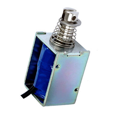 U1879 Golpe de 15 mm Fuerza 25n Solenoide tubular de marco abierto