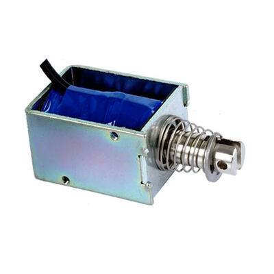 U1879 Golpe de 15 mm Fuerza 25n Solenoide tubular de marco abierto