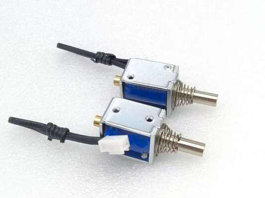 U1879 Golpe de 15 mm Fuerza 25n Solenoide tubular de marco abierto