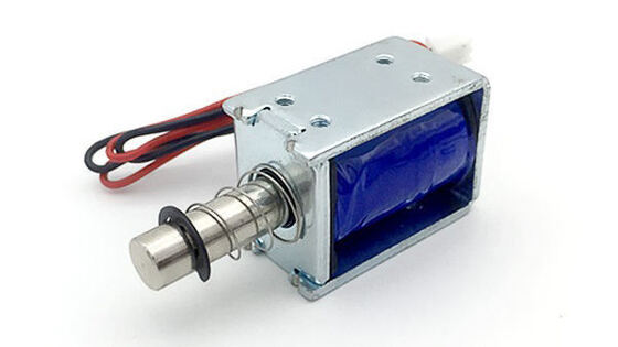 Solenoide de alimentación CC de 27 mm de altura para aplicaciones de 0.5 libras de peso, con tensión de resistencia de 2000 V/1 minuto