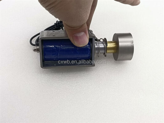 Push-pull solenoid 20% duty cycle and 500ms unlock time Open frame solenoid for precision control in industrial settings